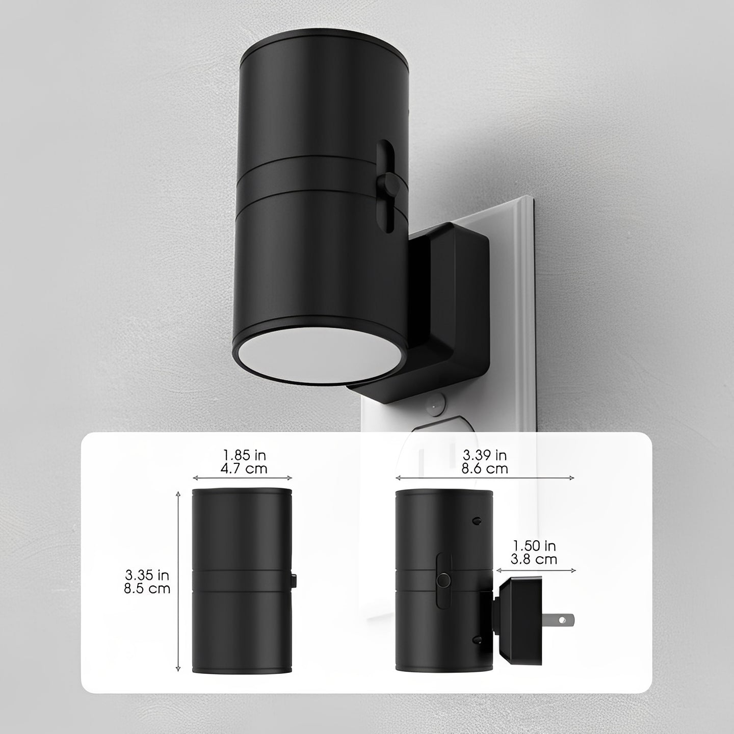 Luce Notturna LED da Presa con Sensore di Luce