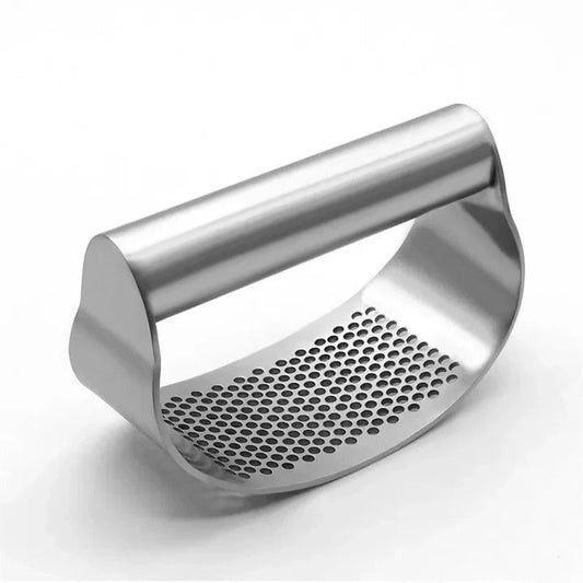 Pressa per Aglio in Acciaio Inox con Design a Leva Oscillante