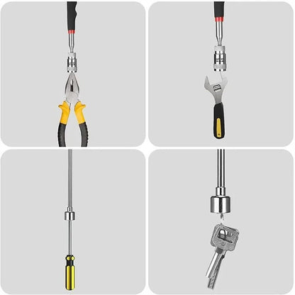 Strumento Telescopico Magnetico con Luce LED per Recupero Oggetti