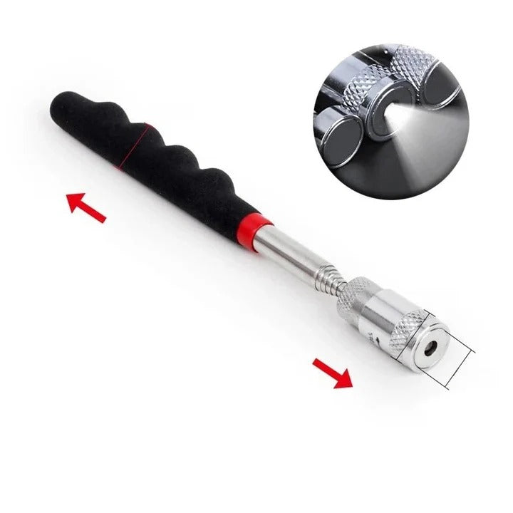 Strumento Telescopico Magnetico con Luce LED per Recupero Oggetti