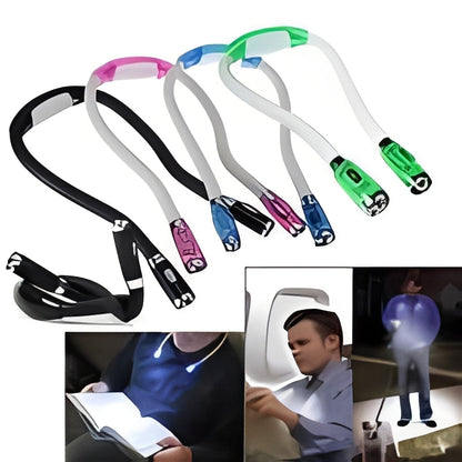 Luce da Lettura da Collo Flessibile con LED Regolabile