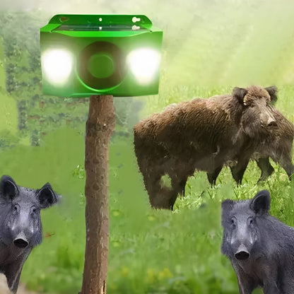 Repellente Solare per Animali con Sistema di Luci di Avviso
