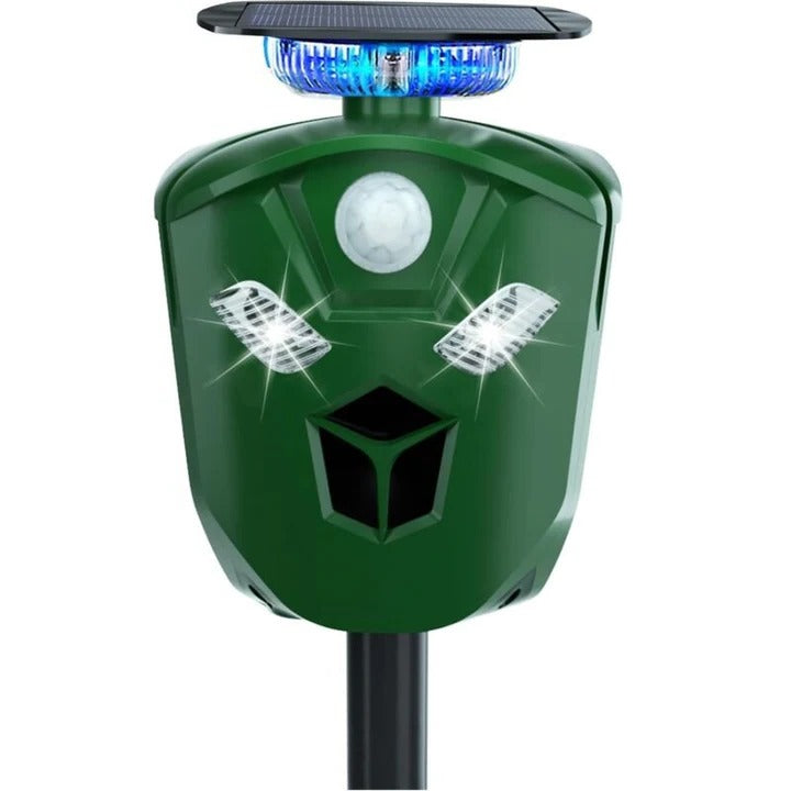 Repellente Solare per Animali a Ultrasuoni con Copertura a 360 Gradi