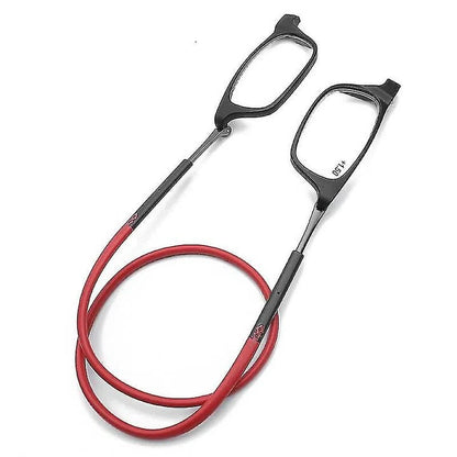Occhiali da Lettura Regolabili con Cordino Magnetico da Collo