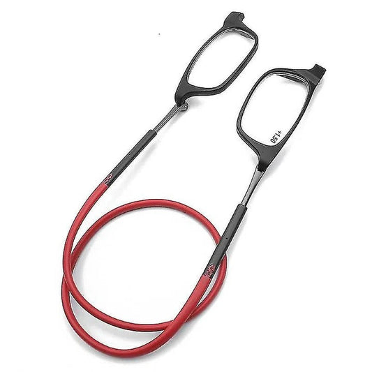 Occhiali da Lettura Regolabili con Cordino Magnetico da Collo
