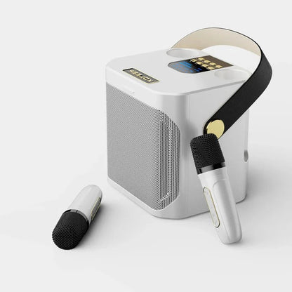 Altoparlante Karaoke Bluetooth Portatile con Suono a 360 Gradi