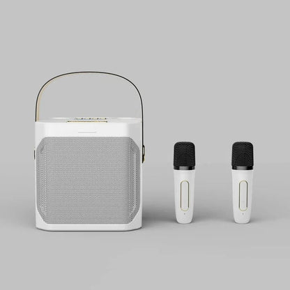 Altoparlante Karaoke Bluetooth Portatile con Suono a 360 Gradi