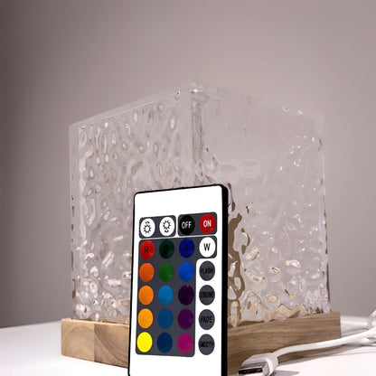 Luce notturna a proiezione di onde d'acqua con telecomando, 16 colori