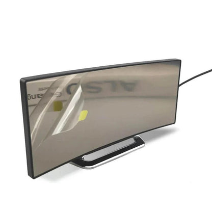 Sveglia digitale con schermo LED a specchio curvo