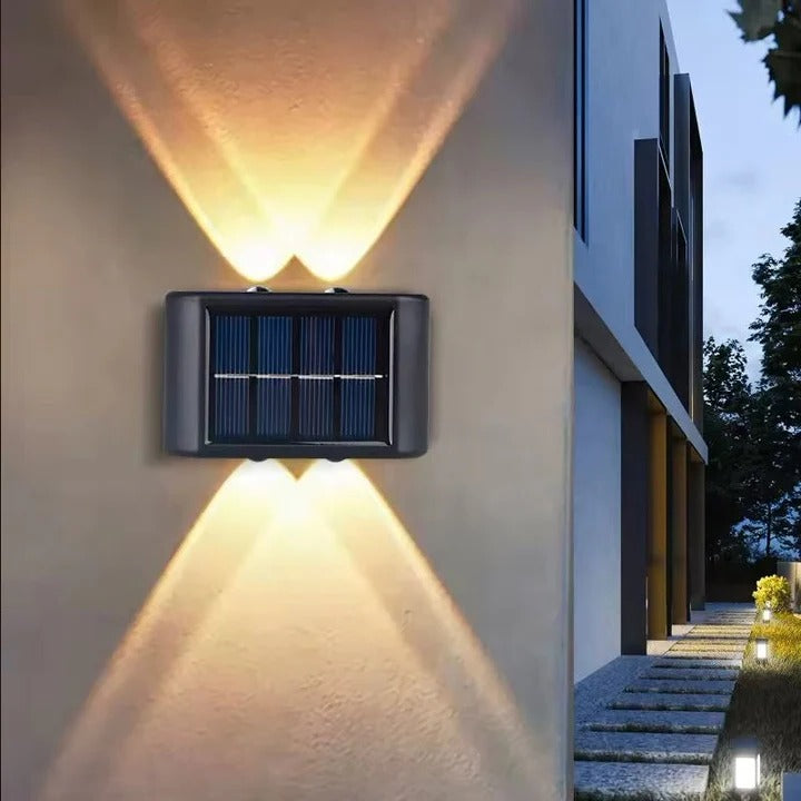 Lampada solare LED da parete per esterni ad alta efficienza energetica