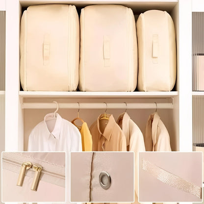 Borsa organizer da viaggio compressa per l'imballaggio