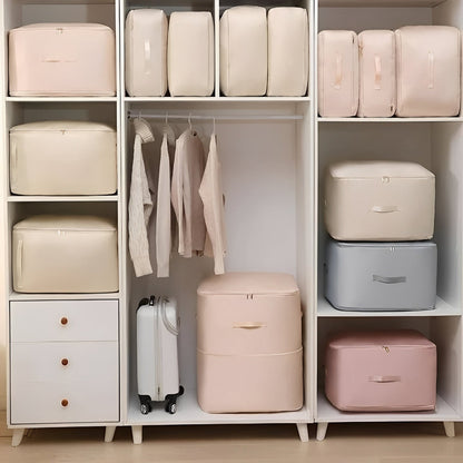 Borsa organizer da viaggio compressa per l'imballaggio