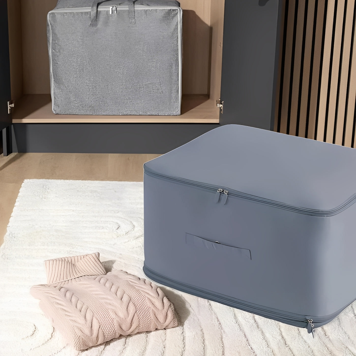 Borsa organizer da viaggio compressa per l'imballaggio