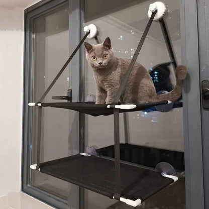Amaca da finestra per gatti con ventosa