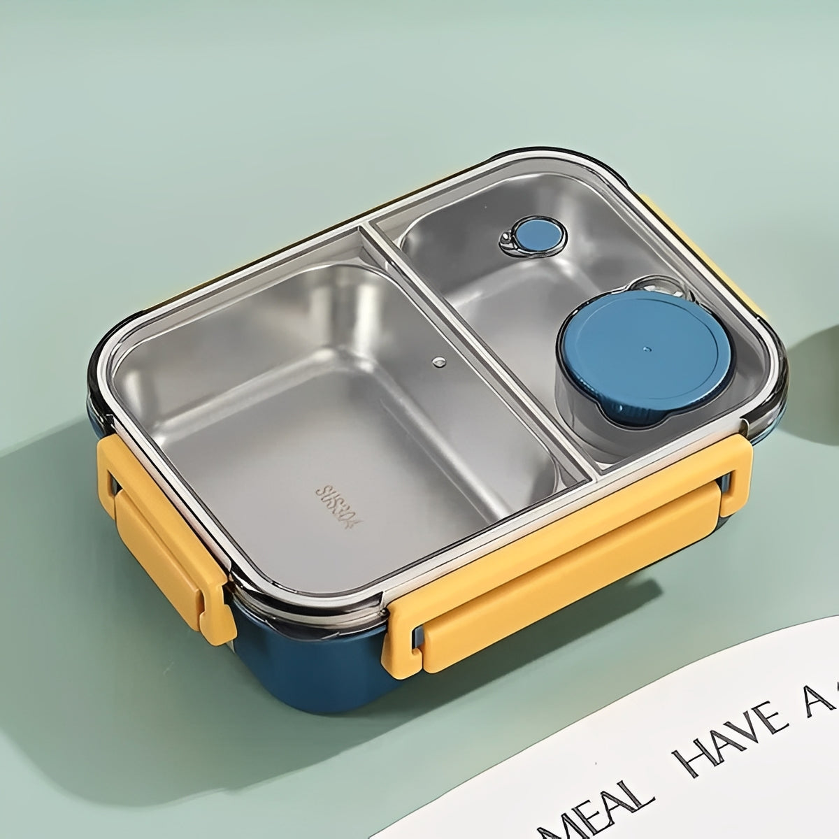 Contenitore termico per alimenti con sigillo sottovuoto per pasti caldi