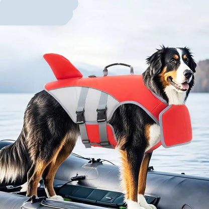 Giubbotto salvagente galleggiante per cani con supporto di galleggiamento