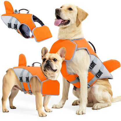 Giubbotto salvagente galleggiante per cani con supporto di galleggiamento