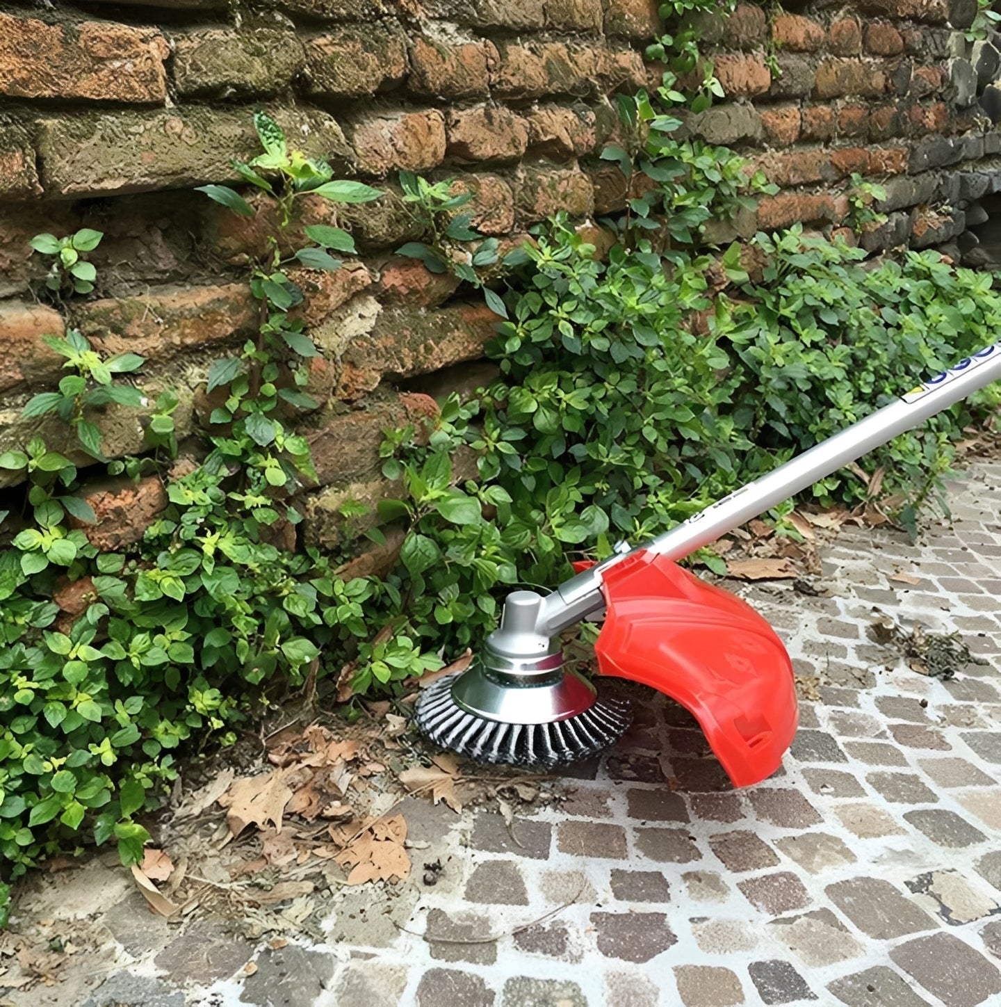 Spazzola per erbacce e decespugliatore con lama in acciaio al carbonio