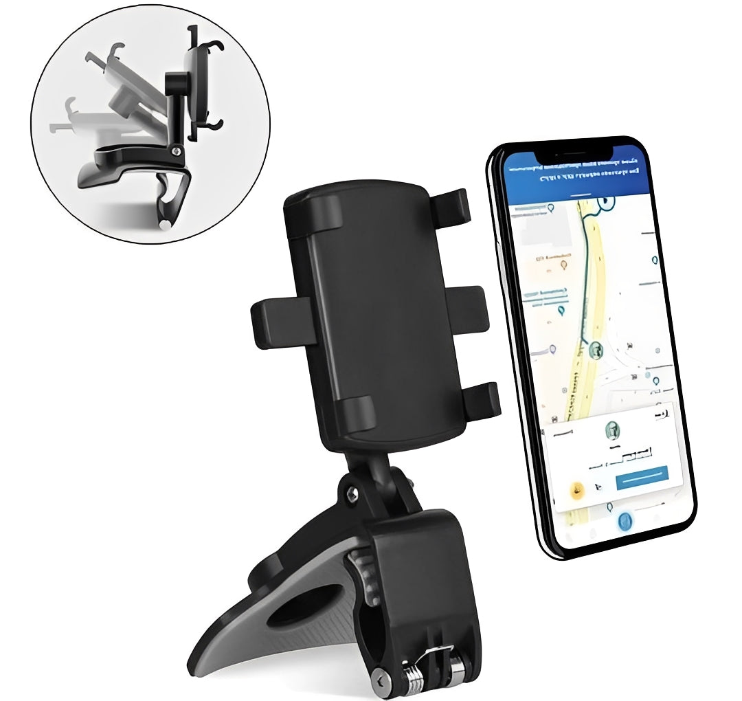 Supporto universale per telefono da auto con rotazione di 360°