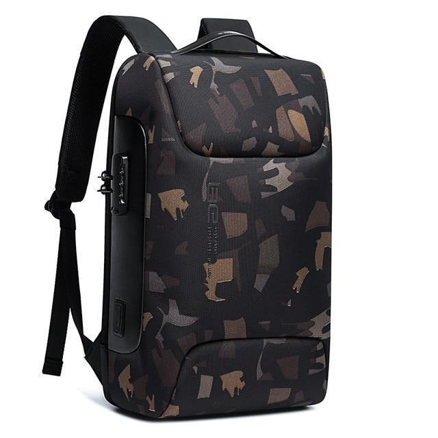 Zaino da viaggio impermeabile con tasche antifurto