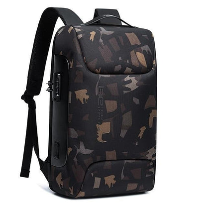 Zaino da viaggio impermeabile con tasche antifurto