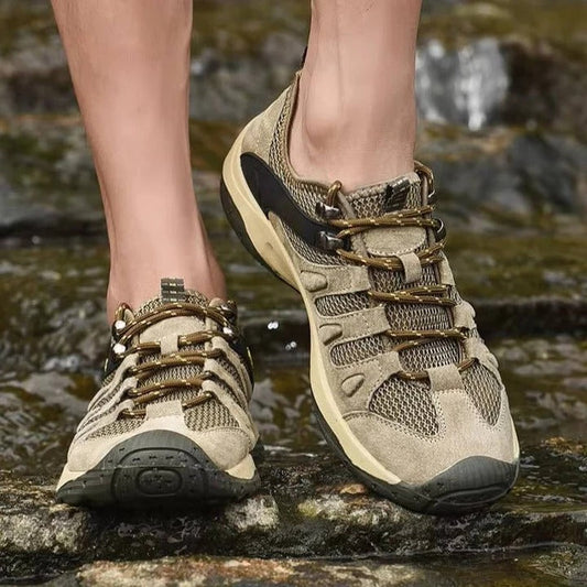 Scarpe da trekking impermeabili da donna con trazione su tutti i terreni