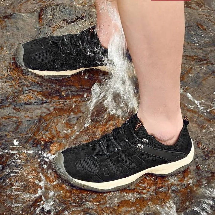 Scarpe da trekking impermeabili da donna con trazione su tutti i terreni