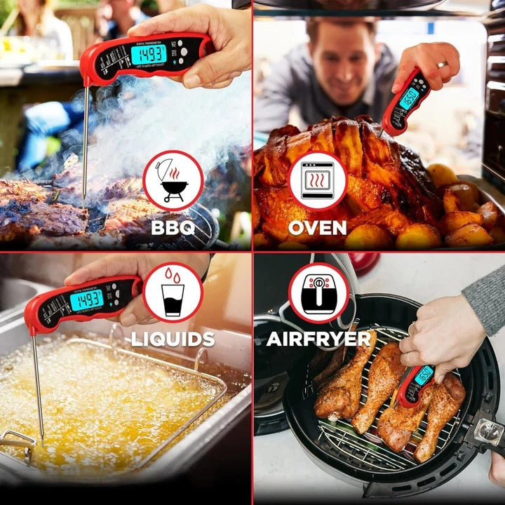 Termometro digitale per carne a lettura immediata per la cucina