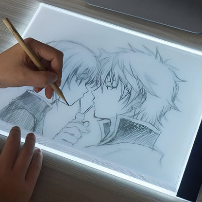 Tavola luminosa LED per il tracciamento con luminosità regolabile per disegno e artigianato