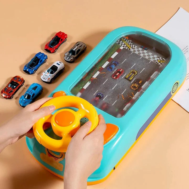 Pista di auto da corsa a più livelli per bambini