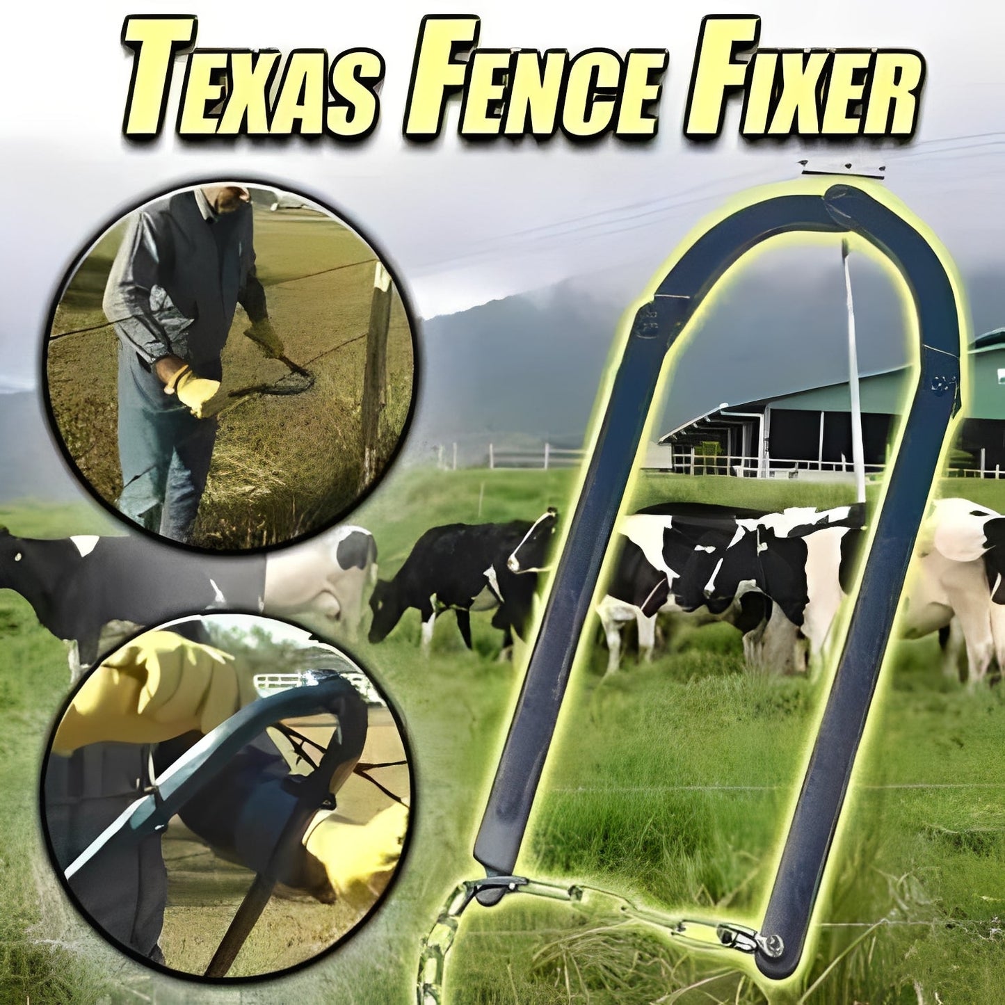 Strumento di riparazione per recinzioni in filo in stile Texas