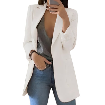 Blazer elegante da donna con apertura frontale
