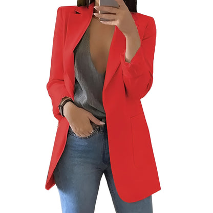Blazer elegante da donna con apertura frontale
