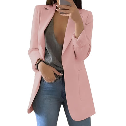 Blazer elegante da donna con apertura frontale
