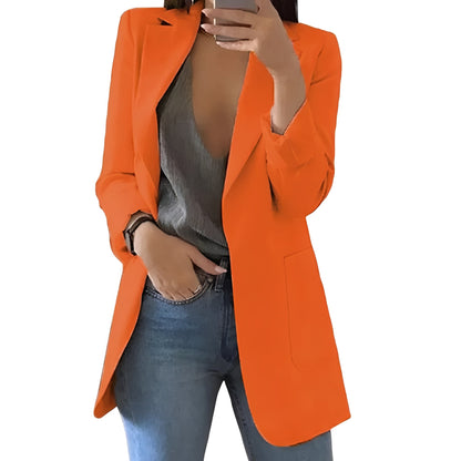 Blazer elegante da donna con apertura frontale