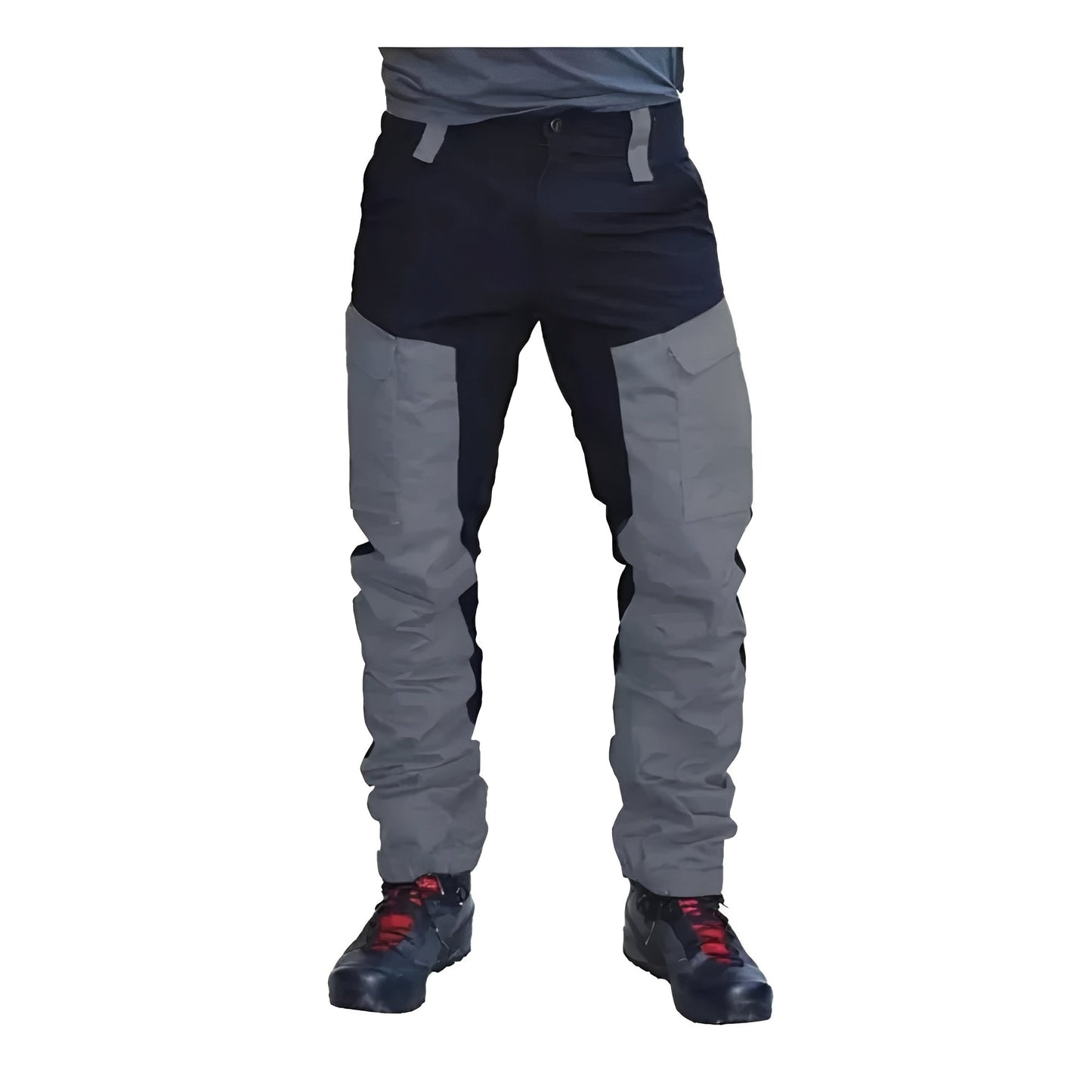 Pantaloni cargo da lavoro impermeabili con cuciture rinforzate