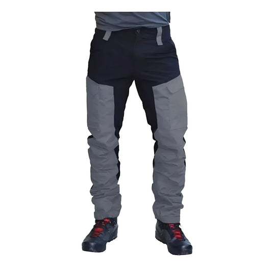Pantaloni cargo da lavoro impermeabili con cuciture rinforzate