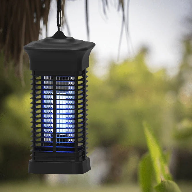 Zapper elettrico per insetti con luce UV e vassoio di raccolta