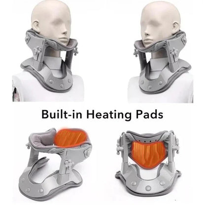 Dispositivo di trazione cervicale per il collo con altezza regolabile e impostazioni di calore