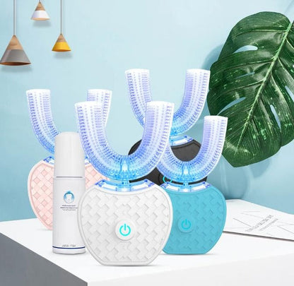Spazzolino Elettrico ad Ultrasuoni con Luce Blu