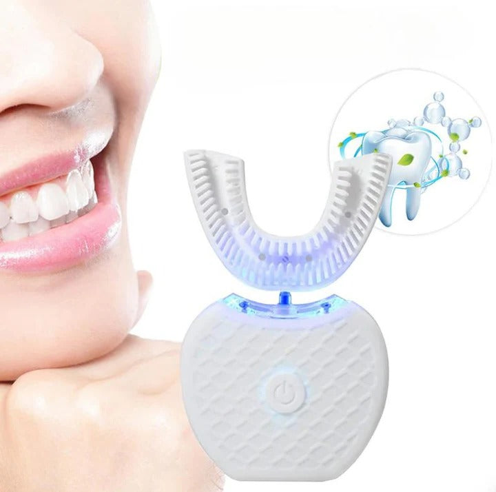 Spazzolino Elettrico ad Ultrasuoni con Luce Blu