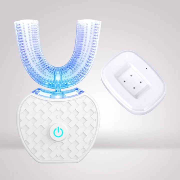 Spazzolino Elettrico ad Ultrasuoni con Luce Blu