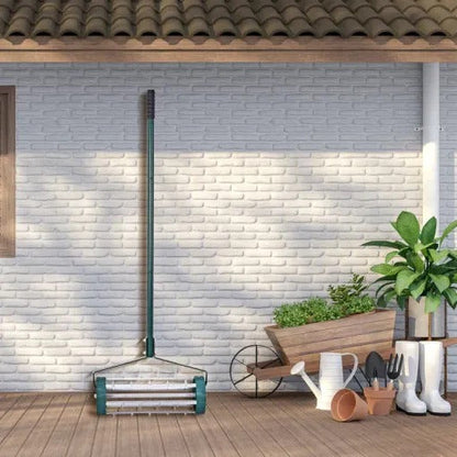 Aeratore per prato con punte in acciaio, aerazione manuale del terreno per cortile e giardino