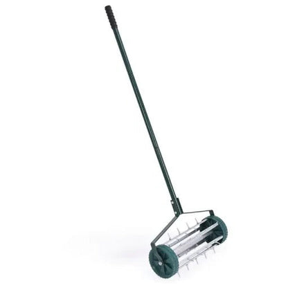 Aeratore per prato con punte in acciaio, aerazione manuale del terreno per cortile e giardino