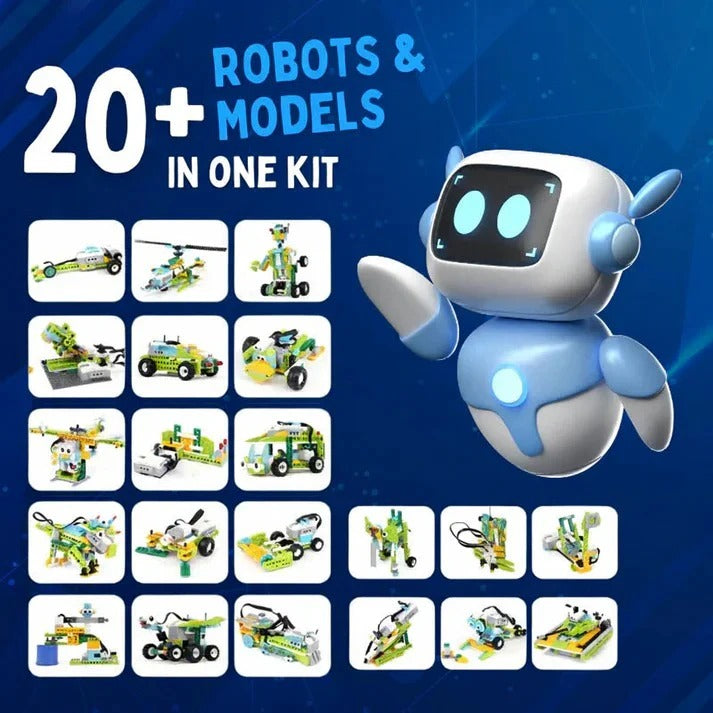 Kit di robotica STEM con componenti programmabili