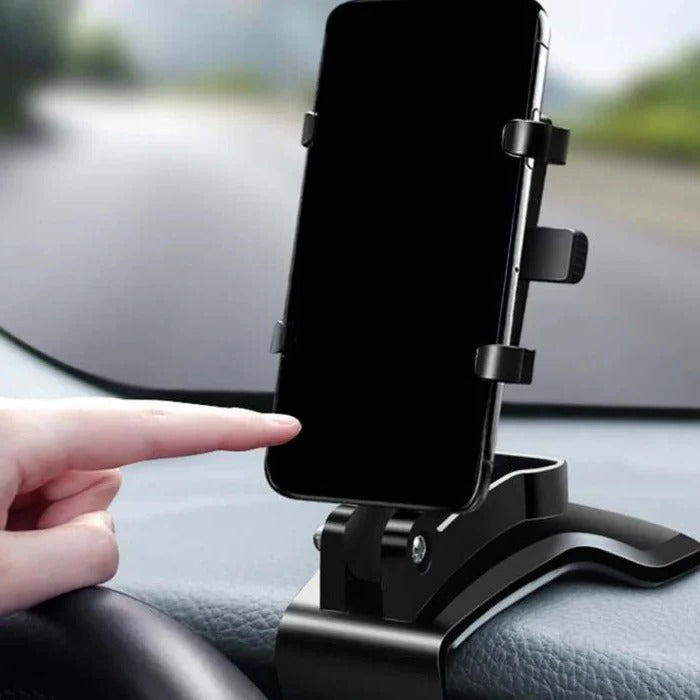 Supporto per telefono da auto regolabile con presa sicura