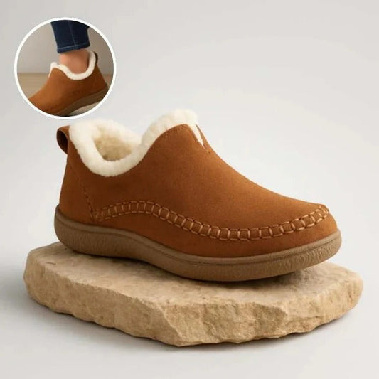 Scarpe ortopediche foderate in pile con supporto imbottito