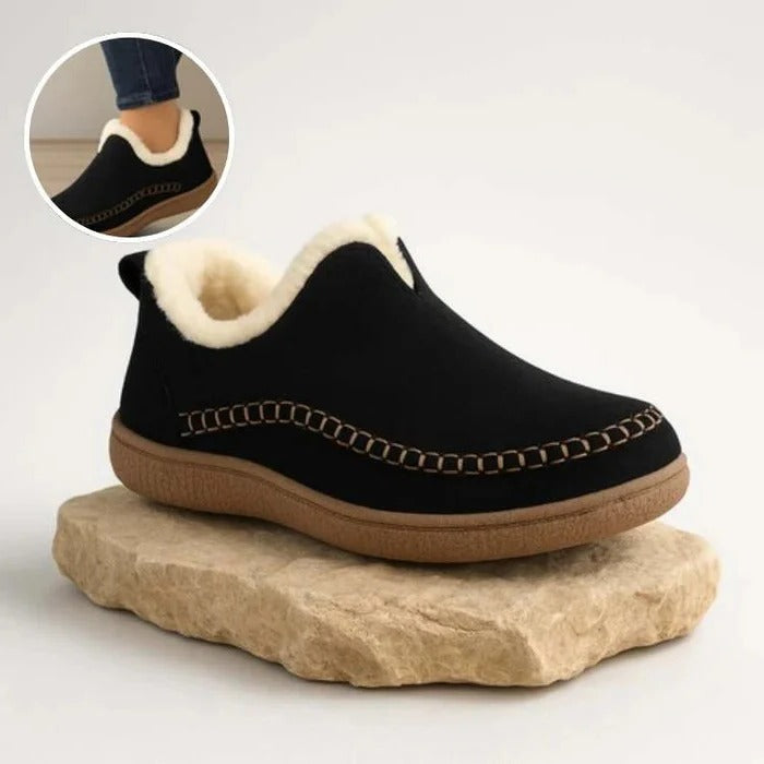 Scarpe ortopediche foderate in pile con supporto imbottito