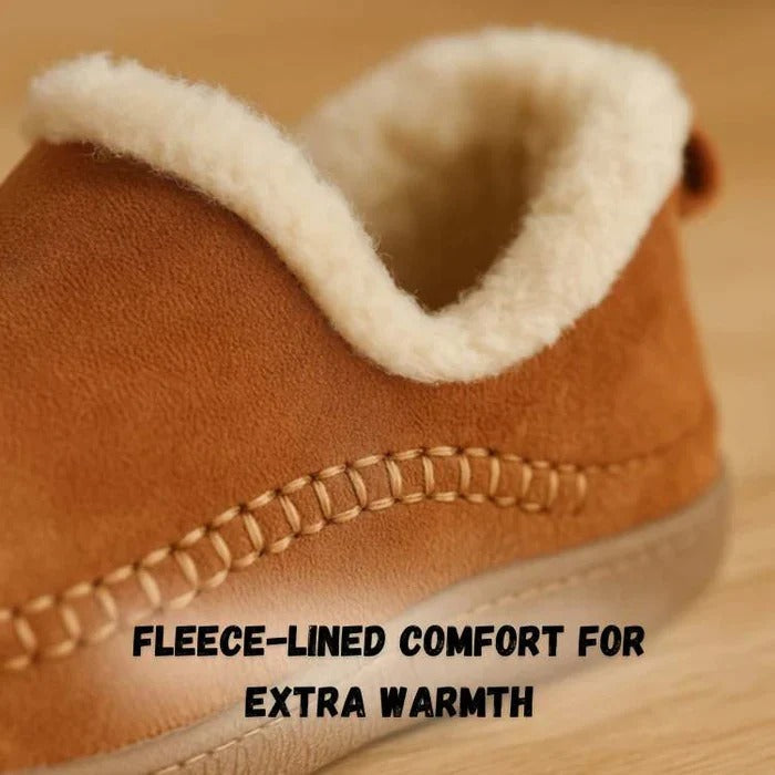 Scarpe ortopediche foderate in pile con supporto imbottito