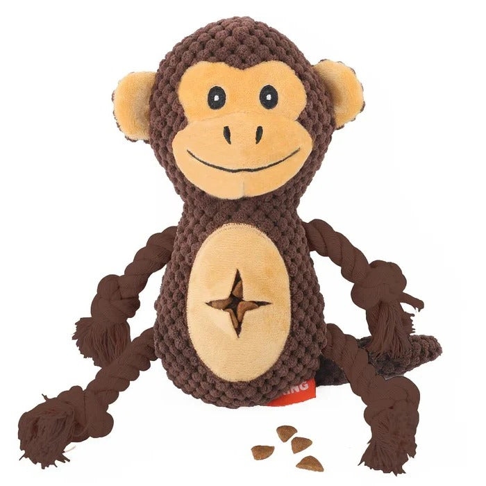 Giocattolo di peluche resistente a tema Stitch per tirare e riportare
